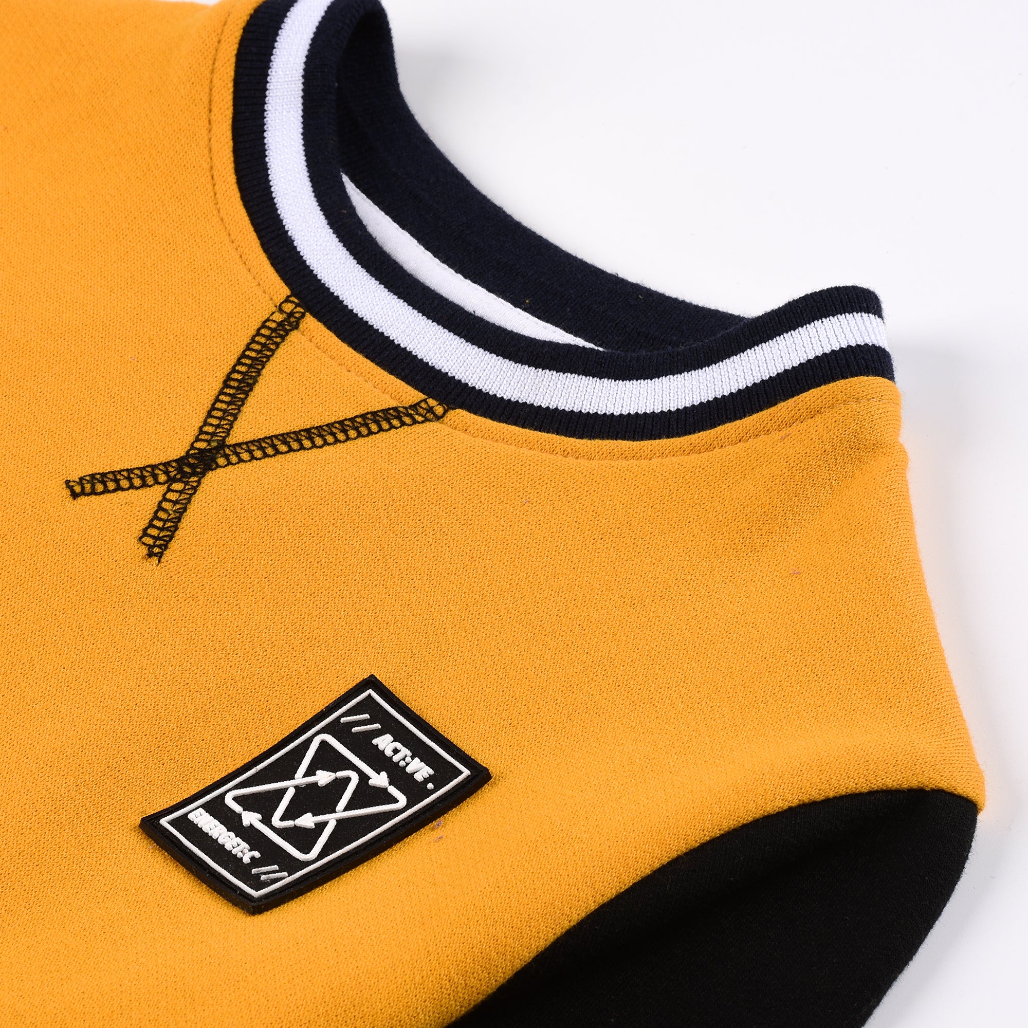 ACTIVE Yellow Sweatshirt & Jogger Set