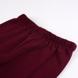 Maroon Zip-Up Hoodie CO-ORD Set (3-14y)