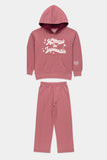 Pink Hoodie CO-ORD Set (3-14y)