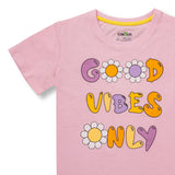 Slim Fit Girls Printed T-Shirt