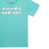 Slim Fit Girls Printed T-Shirt