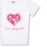 Slim Fit Girls Printed T-Shirt