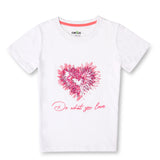 Slim Fit Girls Printed T-Shirt