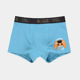 3pk Game Over Blue Boxers (3-14y)