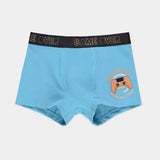 3pk Game Over Blue Boxers (3-14y)