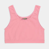 2pk Heart and Pink Crop Top