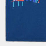 EasyCool Navy Graphic Beach View T-shirt