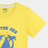 EasyCool Yellow Graphic T-Shirt