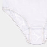 3pk White Lace Briefs