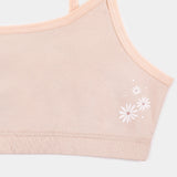 2pk Cotton Rich Crop Top Pink & Beige