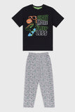 Skating Dino Pajama Set (3-10y)