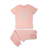 Cotton Rich Striped Pajama Set