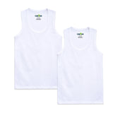 2pk Pure Cotton Vests