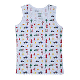 2pk Pure Cotton Printed Vests